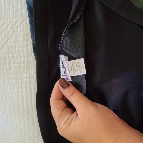 Oh Mamma! Maternity Skinny 7/8 Length Jeans - Picture 4 of 6
